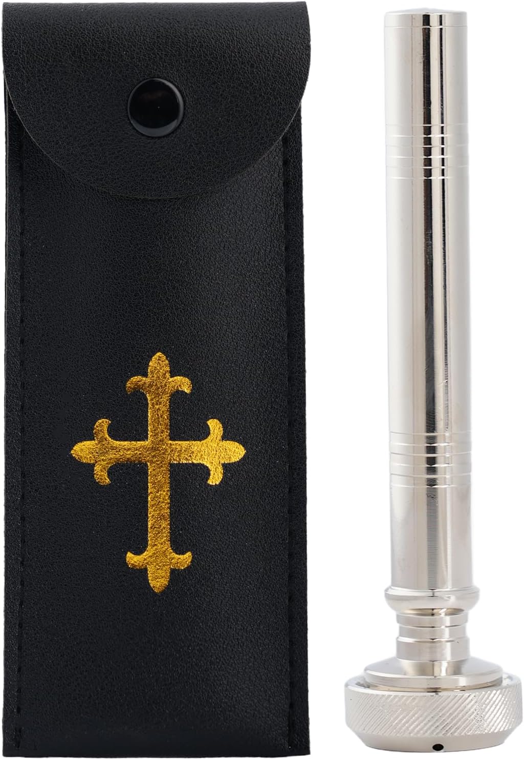 Arroseur d'eau bénite avec étui en cuir