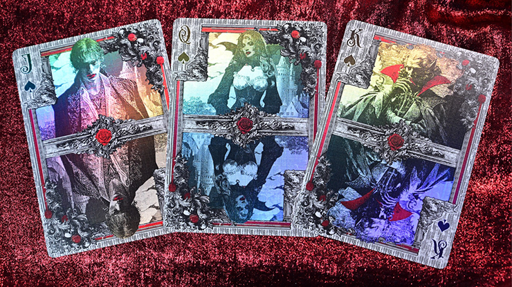 Trinity of Night - Vampire HOLO Playing Cards par Evokad