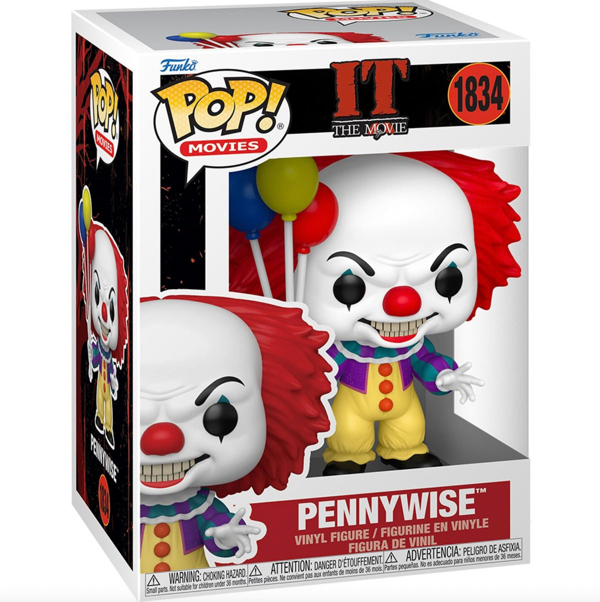 Figurine Funko Pop! Pennywise (Ça, le film, 1990) n° 1834