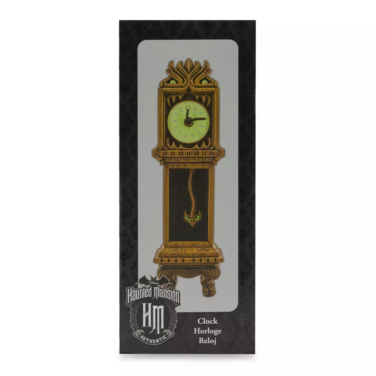 The Haunted Mansion - Horloge à pendule phosphorescente
