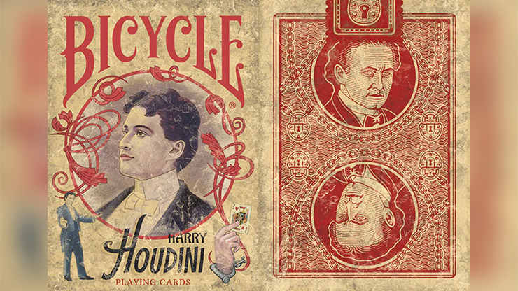 Bicycle Harry Houdini Playing Cards par Collectible Playing Cards
