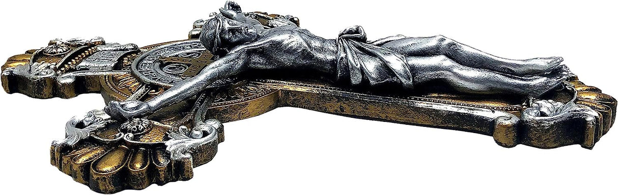 Exorcisme - croix murale de Saint-Benoît (2 tons)