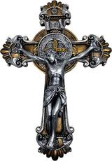 Exorcisme - croix murale de Saint-Benoît (2 tons)