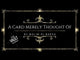 THE VAULT - A Card Merely Thought Of par Molim El Barch TÉLÉCHARGEMENT